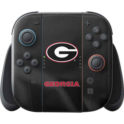 University of Georgia Black Jersey Nintendo Switch 2 (2025) with Joy-Con Skin